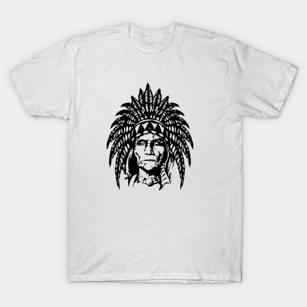 Native American T-Shirt by orriart